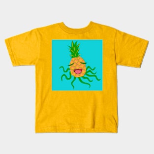 The Happy Pineapple Octopus Kids T-Shirt